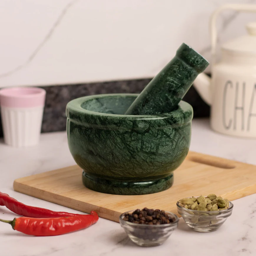 Mortar and Pestle, Green